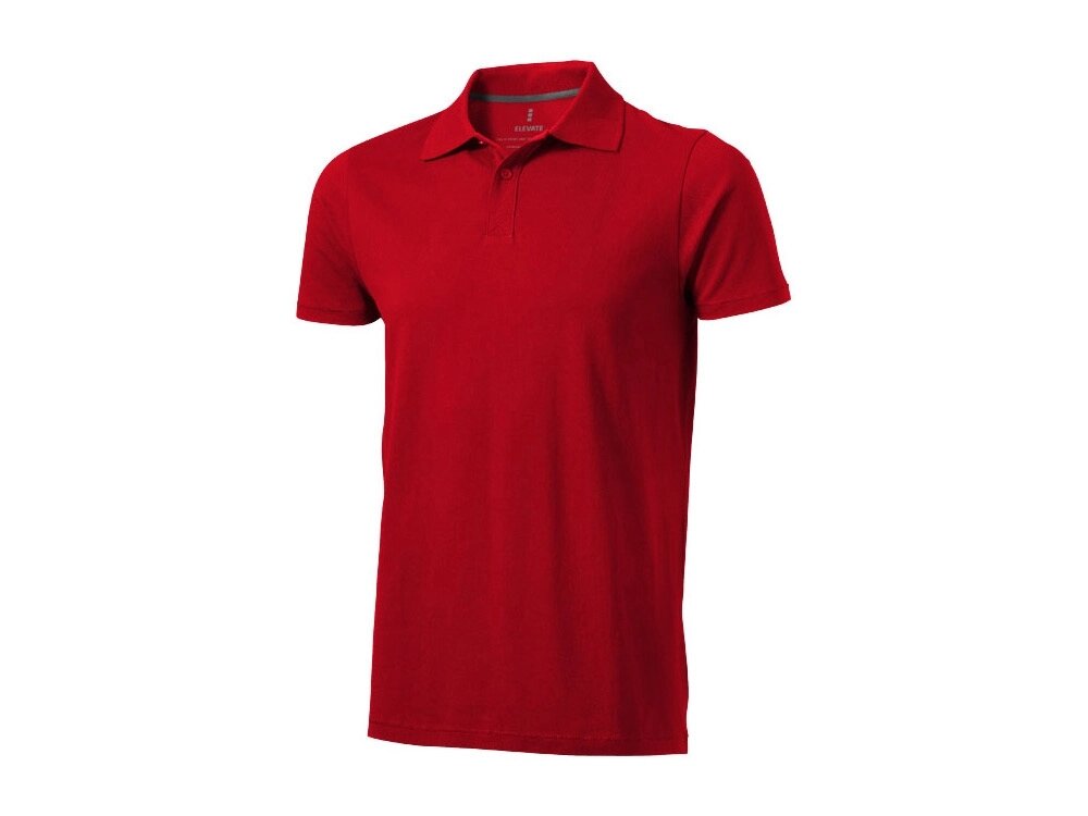 Рубашка поло Seller мужская, красный от компании ТОО VEER Company Group / Одежда и сувениры с логотипом - фото 1