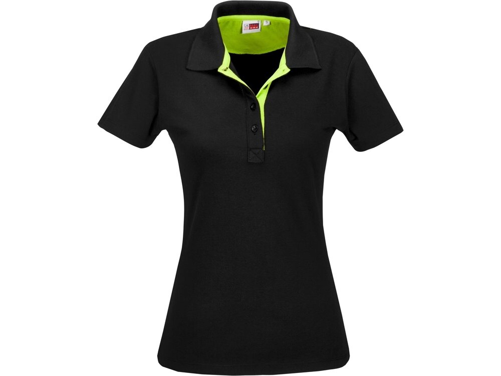 Рубашка поло Solo женская, лайм от компании ТОО VEER Company Group / Одежда и сувениры с логотипом - фото 1