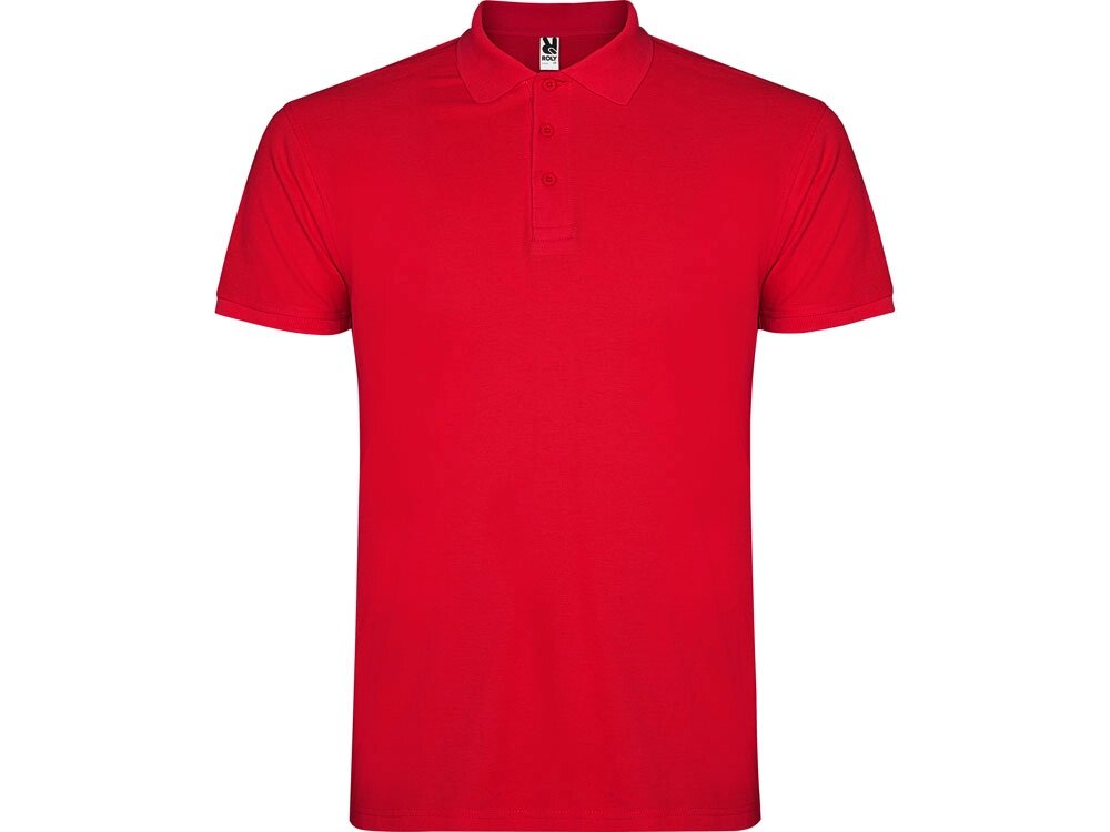 Рубашка поло Star мужская, красный от компании ТОО VEER Company Group / Одежда и сувениры с логотипом - фото 1
