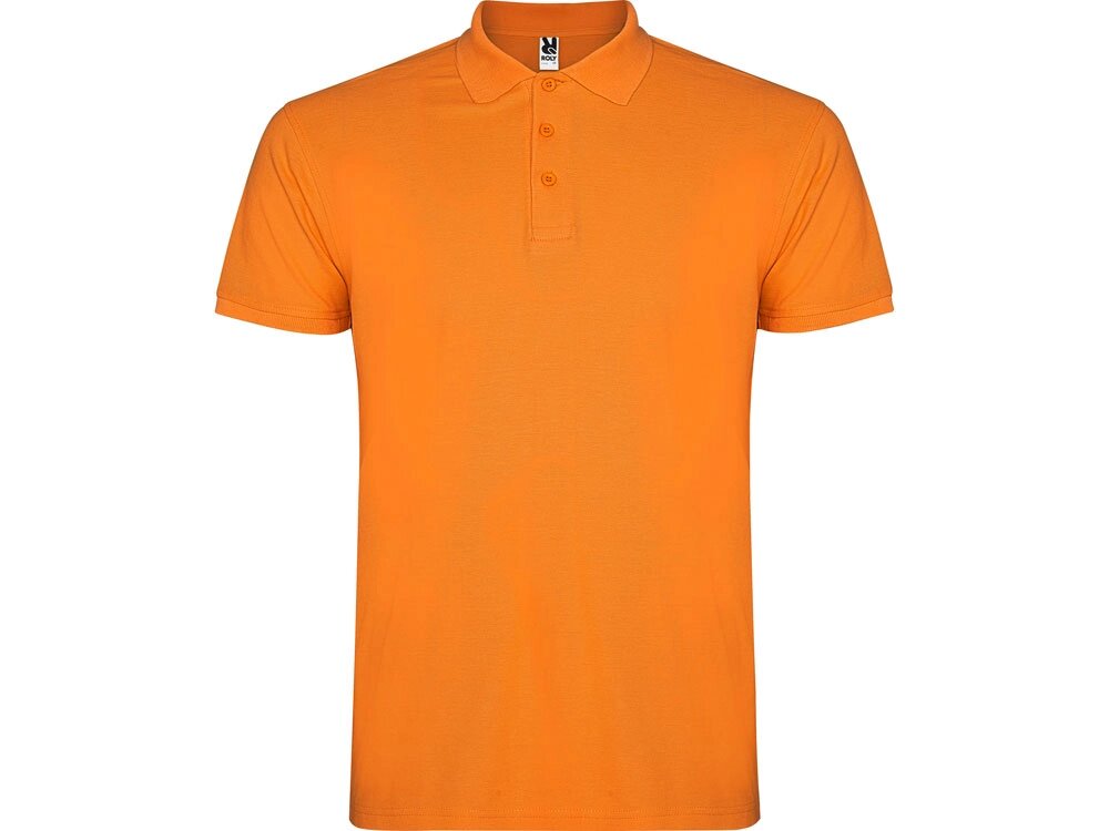 Рубашка поло Star мужская, оранжевый от компании ТОО VEER Company Group / Одежда и сувениры с логотипом - фото 1