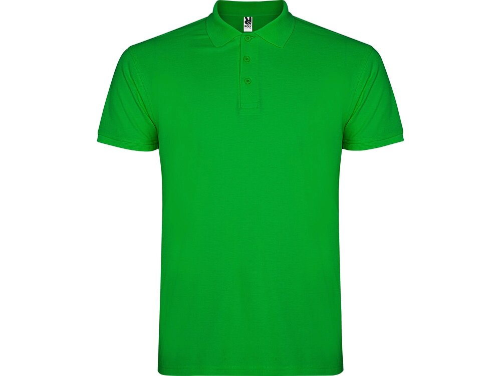 Рубашка поло Star мужская, травянисто-зеленый от компании ТОО VEER Company Group / Одежда и сувениры с логотипом - фото 1