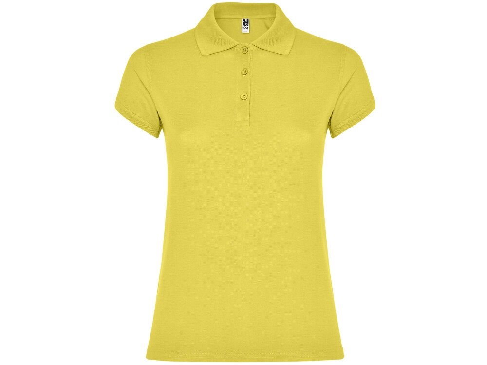 Рубашка-поло Star женская, маисовый от компании ТОО VEER Company Group / Одежда и сувениры с логотипом - фото 1