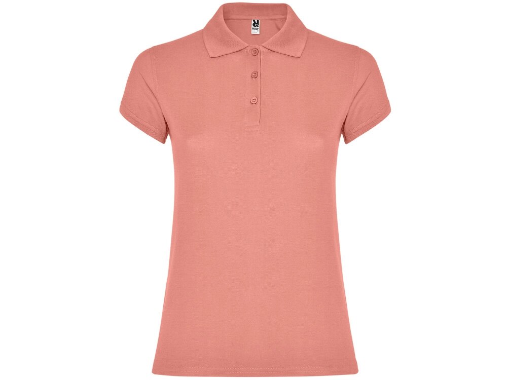 Рубашка-поло Star женская, оранжевая глина от компании ТОО VEER Company Group / Одежда и сувениры с логотипом - фото 1