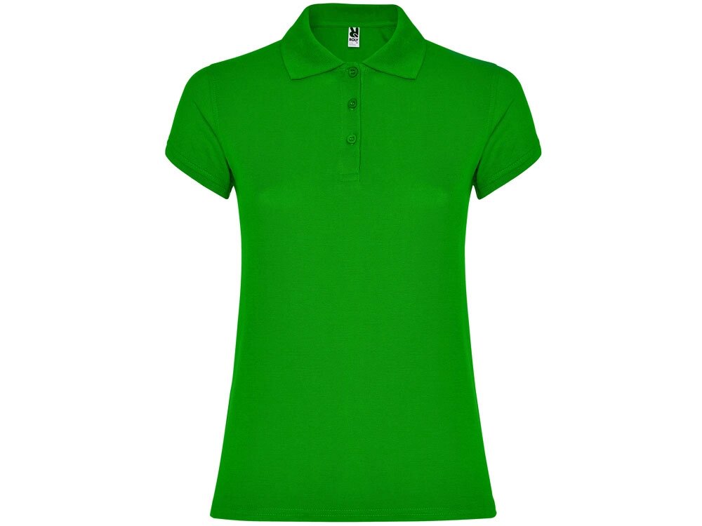 Рубашка поло Star женская, травянисто-зеленый от компании ТОО VEER Company Group / Одежда и сувениры с логотипом - фото 1