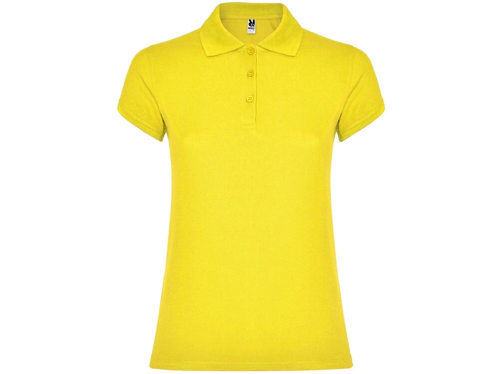 Рубашка поло Star женская, желтый от компании ТОО VEER Company Group / Одежда и сувениры с логотипом - фото 1