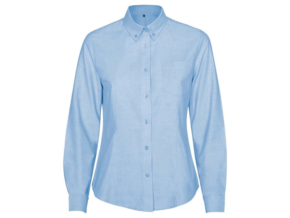 Рубашка женская Oxford, небесно-голубой от компании ТОО VEER Company Group / Одежда и сувениры с логотипом - фото 1
