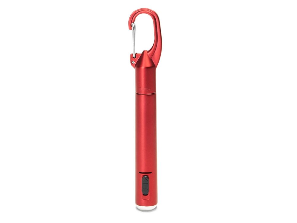 Ручка ARAYA со светодиодным фонариком, красный от компании ТОО VEER Company Group / Одежда и сувениры с логотипом - фото 1