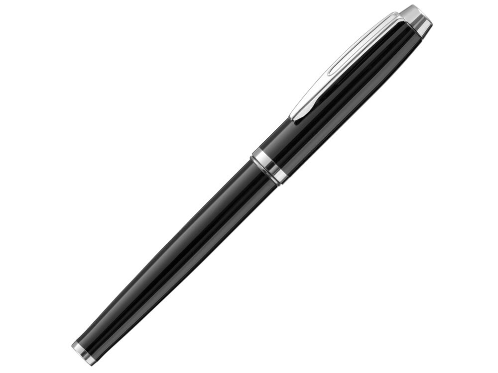 Ручка металлическая роллер LADY R, черный от компании ТОО VEER Company Group / Одежда и сувениры с логотипом - фото 1