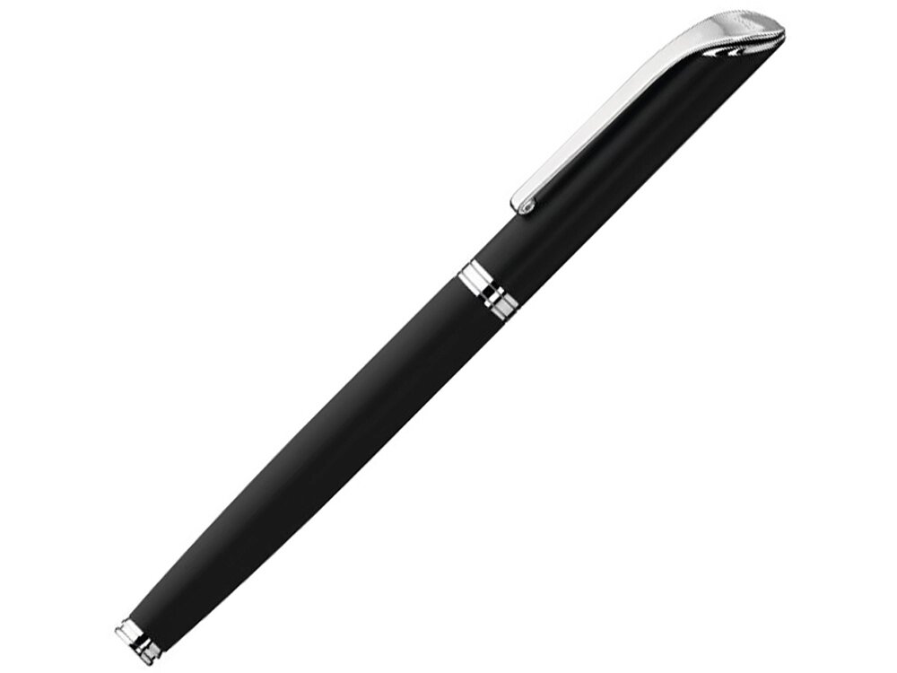 Ручка металлическая роллер SHADOW R, черный от компании ТОО VEER Company Group / Одежда и сувениры с логотипом - фото 1