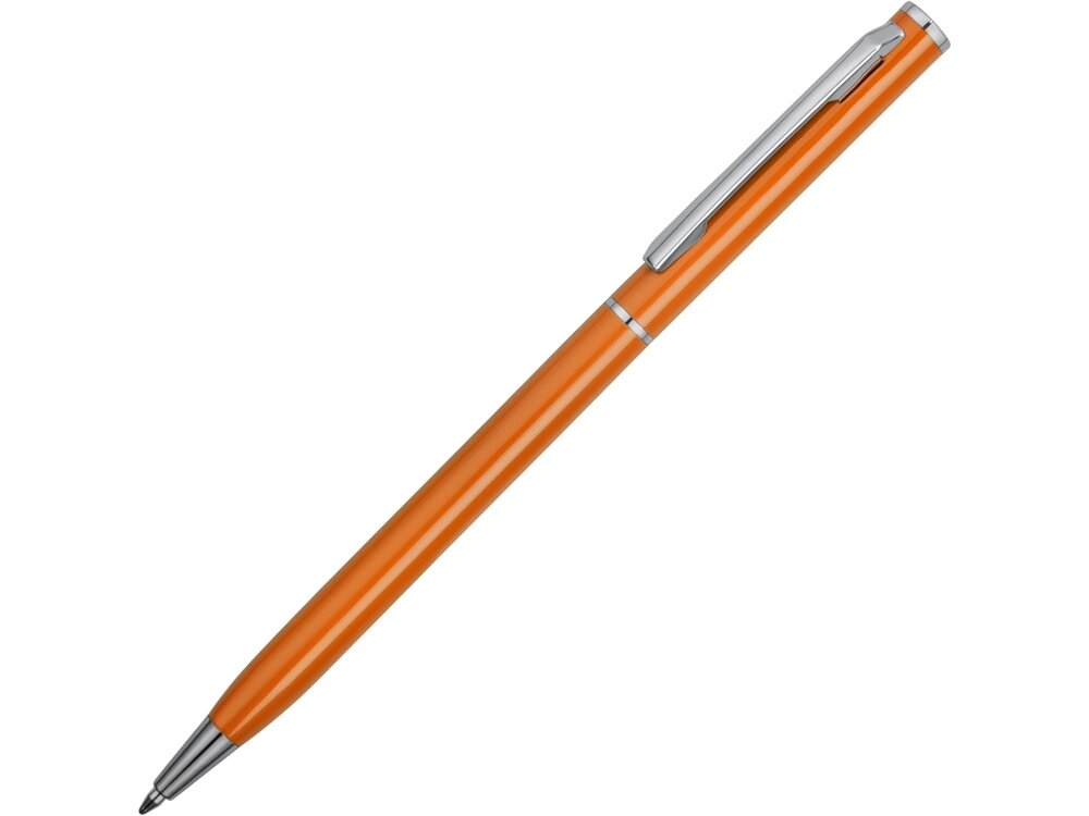 Ручка металлическая шариковая Атриум, оранжевый от компании ТОО VEER Company Group / Одежда и сувениры с логотипом - фото 1