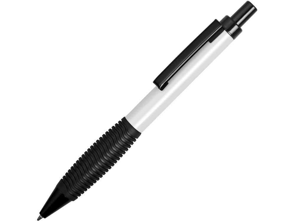 Ручка металлическая шариковая Bazooka, белый/черный от компании ТОО VEER Company Group / Одежда и сувениры с логотипом - фото 1