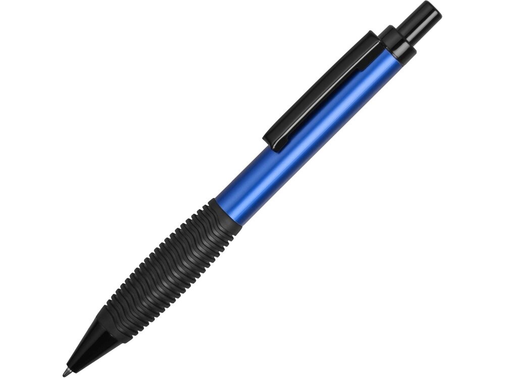 Ручка металлическая шариковая Bazooka, синий/черный от компании ТОО VEER Company Group / Одежда и сувениры с логотипом - фото 1