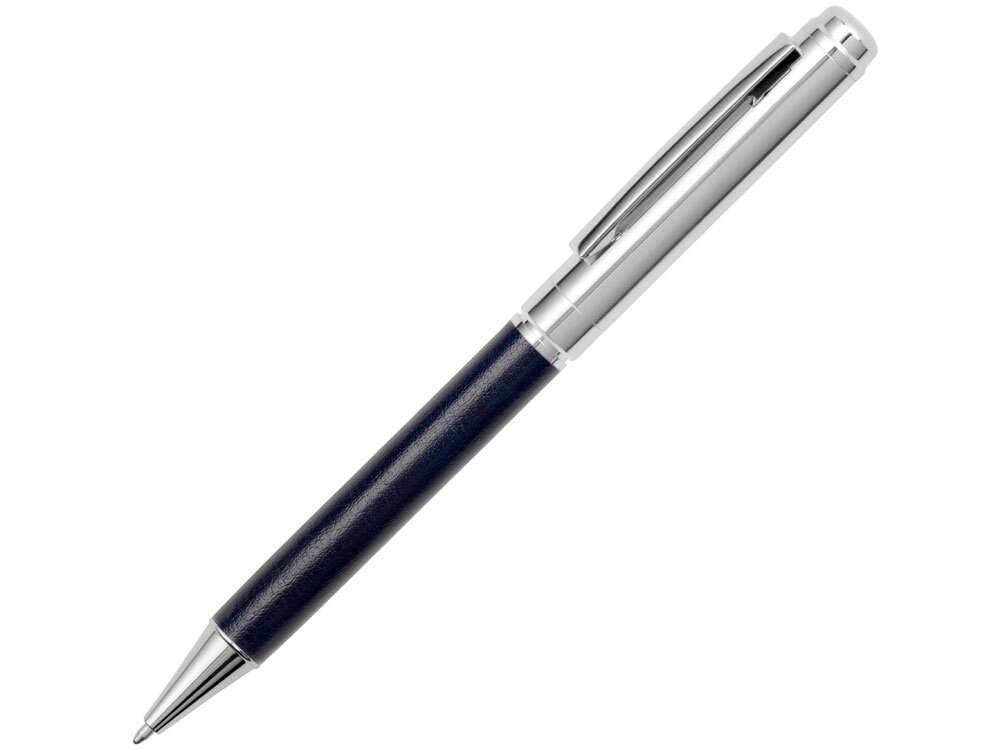 Ручка металлическая шариковая Fabrizio, синий от компании ТОО VEER Company Group / Одежда и сувениры с логотипом - фото 1