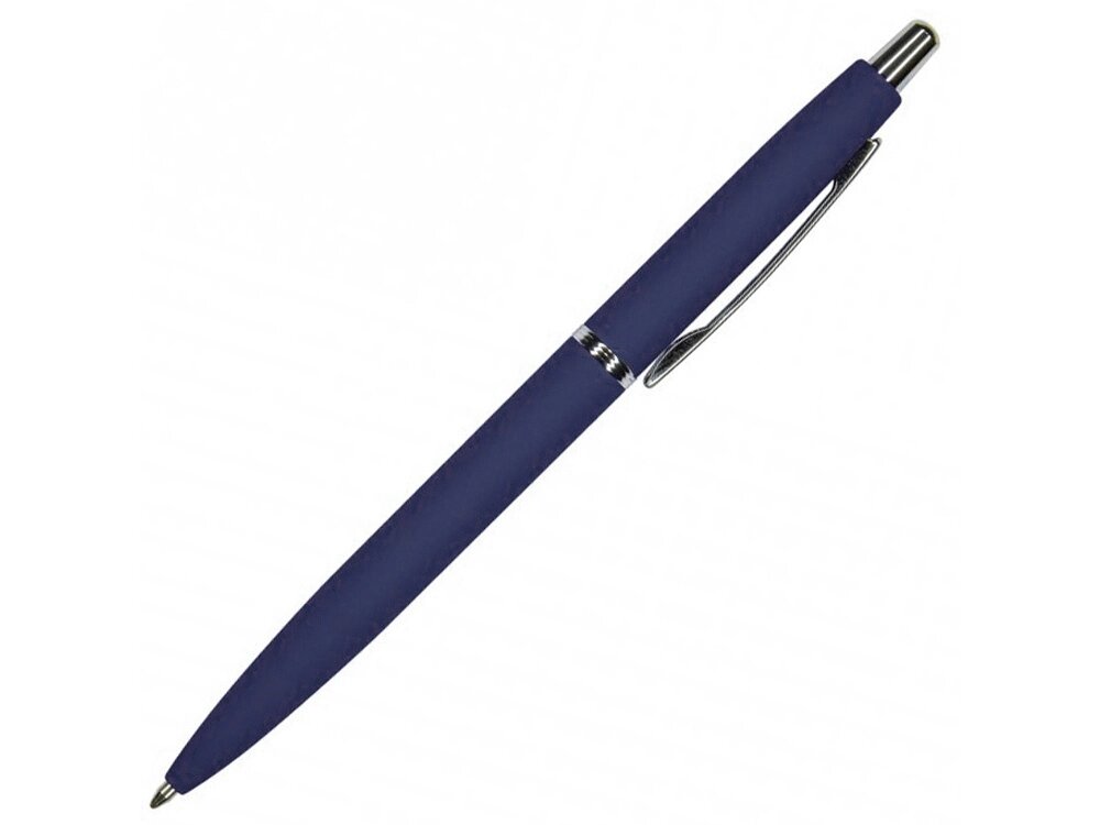 Ручка металлическая шариковая San Remo, 1,0мм, синие чернила, ярко-синий от компании ТОО VEER Company Group / Одежда и сувениры с логотипом - фото 1