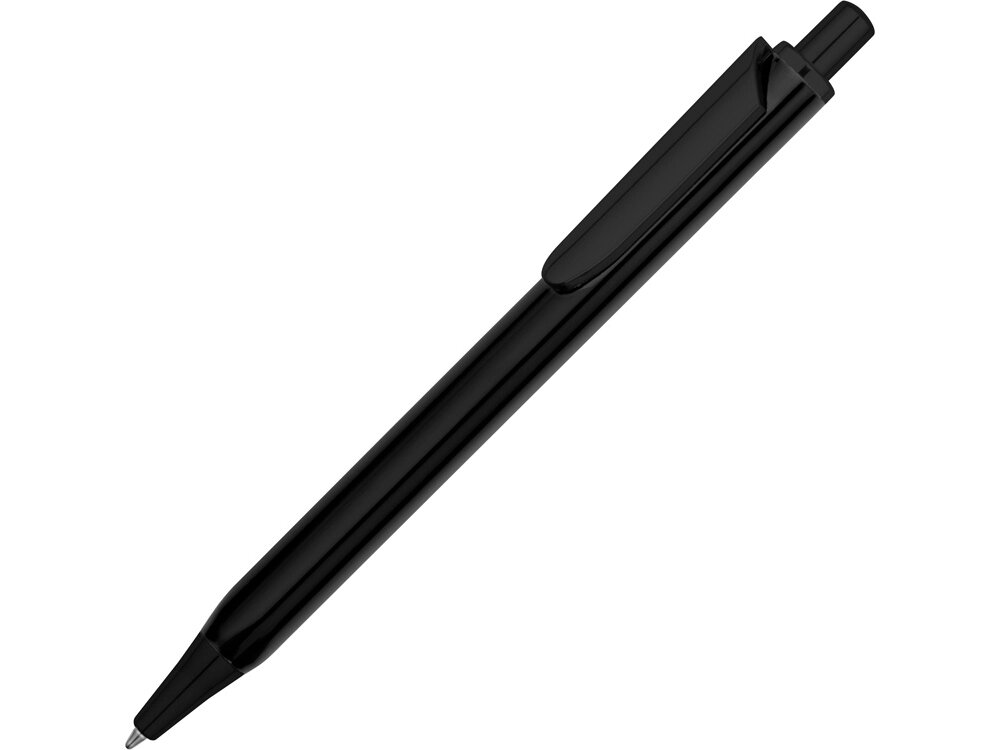 Ручка металлическая шариковая трехгранная Riddle, черный от компании ТОО VEER Company Group / Одежда и сувениры с логотипом - фото 1