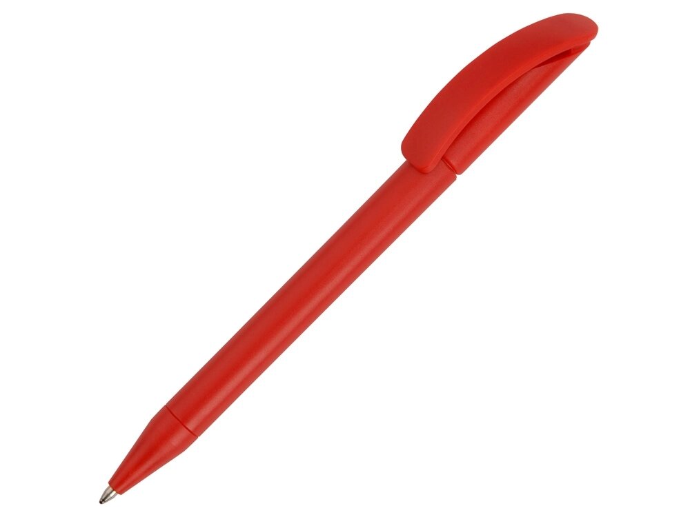 Ручка пластиковая шариковая Prodir DS3 TMM, красный от компании ТОО VEER Company Group / Одежда и сувениры с логотипом - фото 1