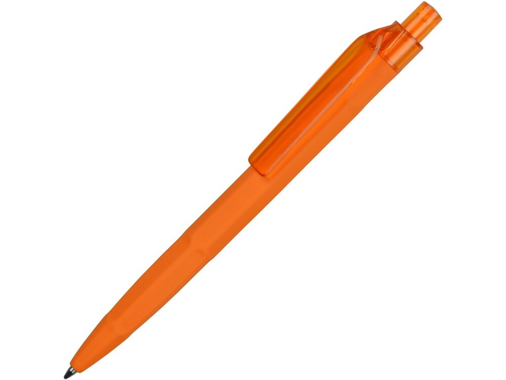 Ручка пластиковая шариковая Prodir QS30 PRT софт-тач, оранжевый от компании ТОО VEER Company Group / Одежда и сувениры с логотипом - фото 1