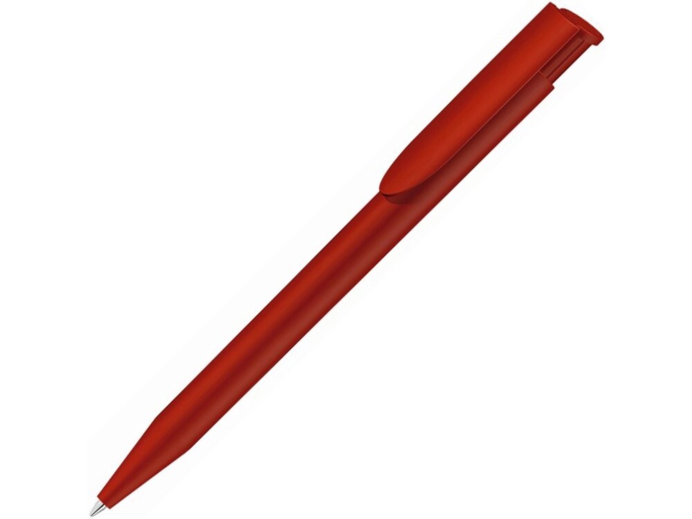 Ручка пластиковая шариковая  UMA Happy, красный от компании ТОО VEER Company Group / Одежда и сувениры с логотипом - фото 1