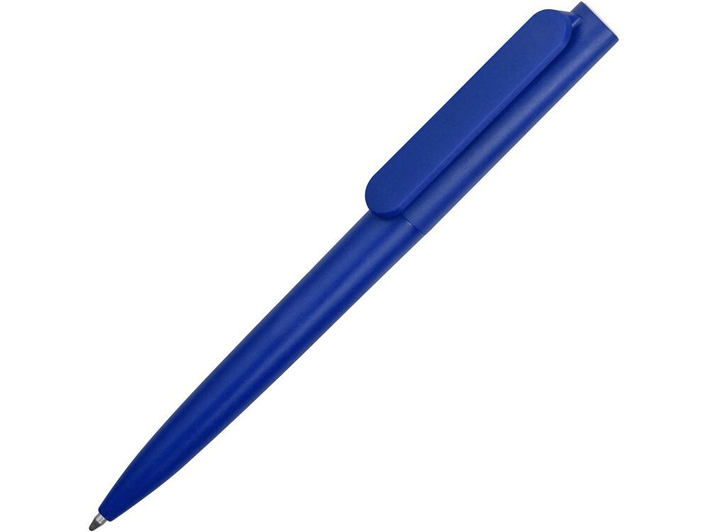 Ручка пластиковая шариковая Umbo, синий/белый от компании ТОО VEER Company Group / Одежда и сувениры с логотипом - фото 1