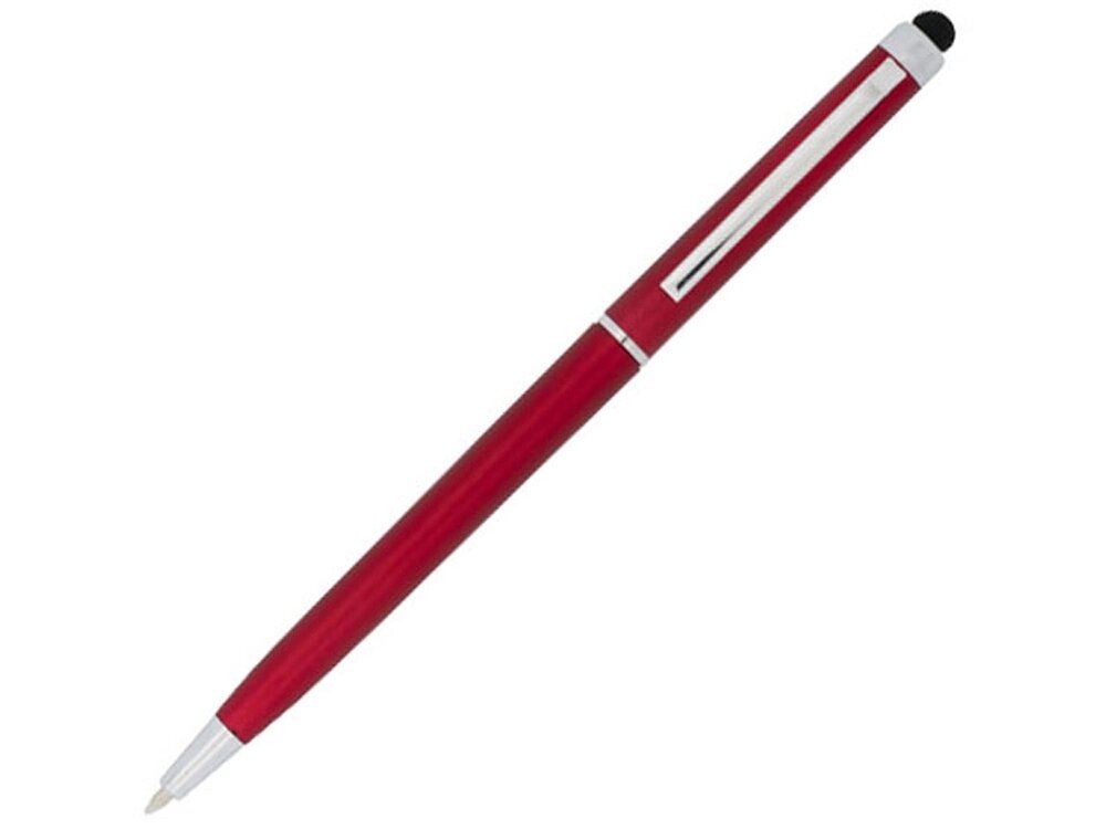 Ручка пластиковая шариковая Valeria, красный от компании ТОО VEER Company Group / Одежда и сувениры с логотипом - фото 1