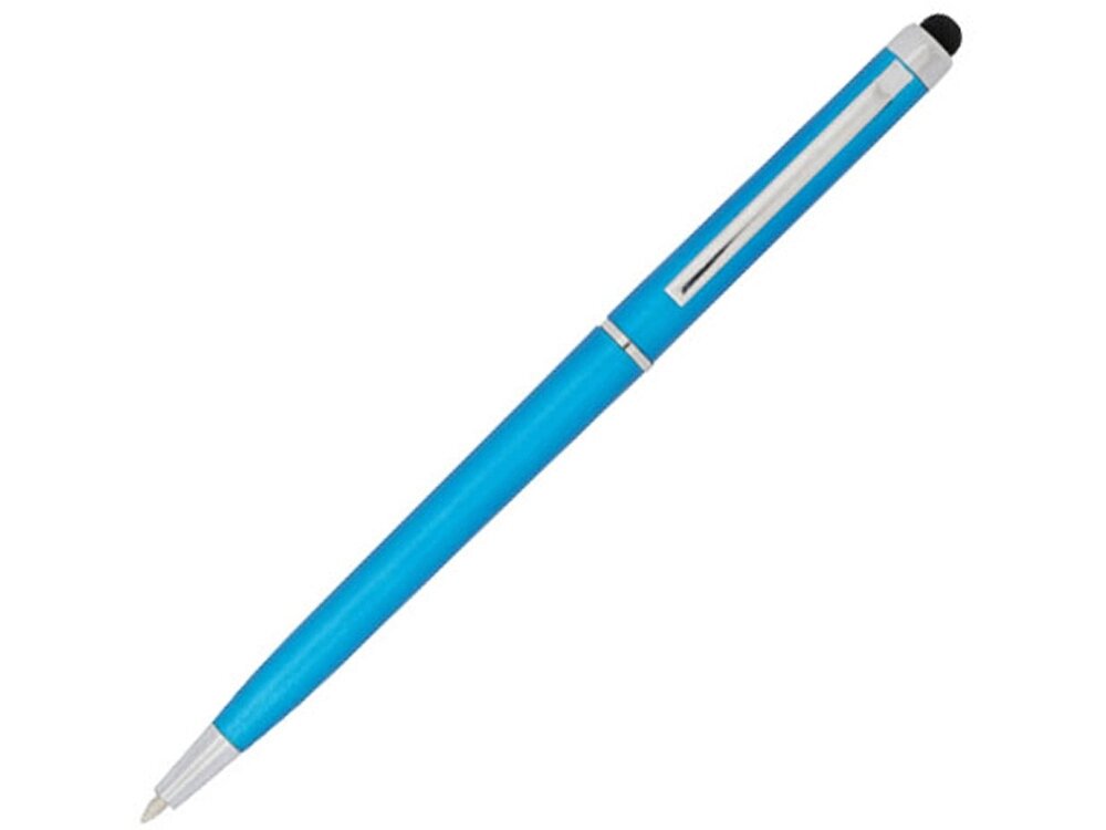 Ручка пластиковая шариковая Valeria, ярко-синий от компании ТОО VEER Company Group / Одежда и сувениры с логотипом - фото 1