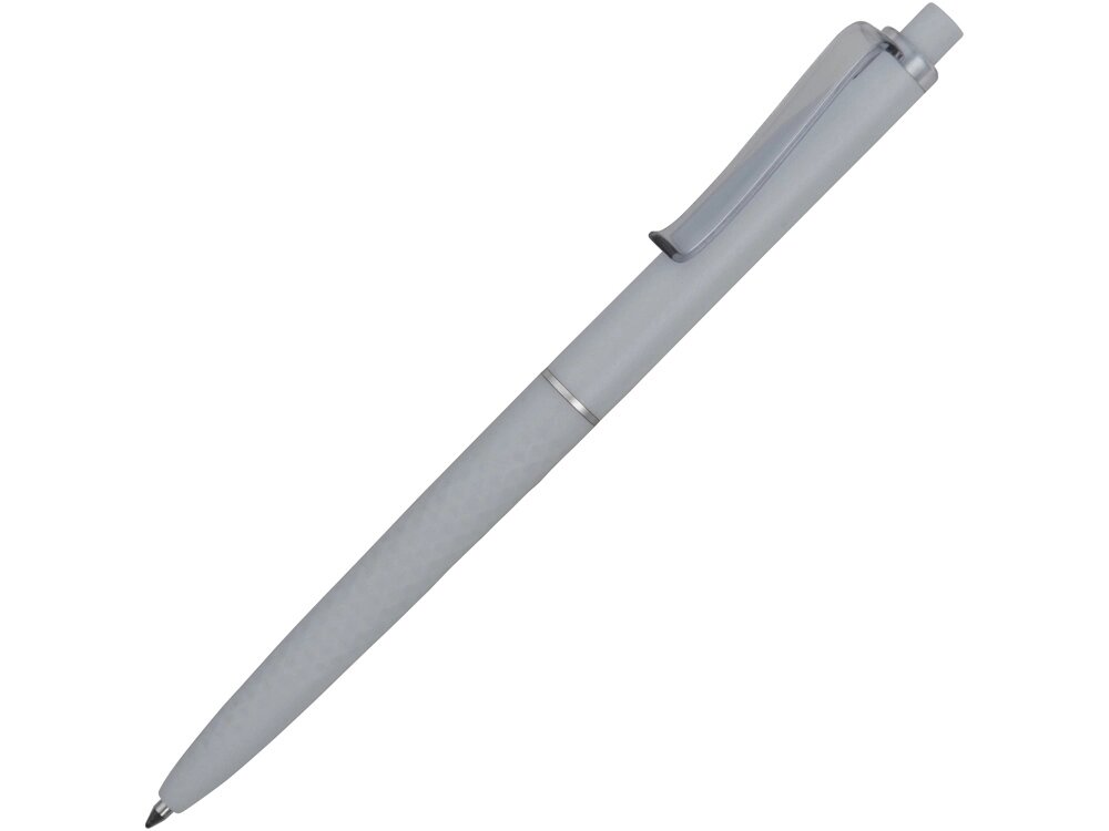 Ручка пластиковая soft-touch шариковая Plane, серый от компании ТОО VEER Company Group / Одежда и сувениры с логотипом - фото 1
