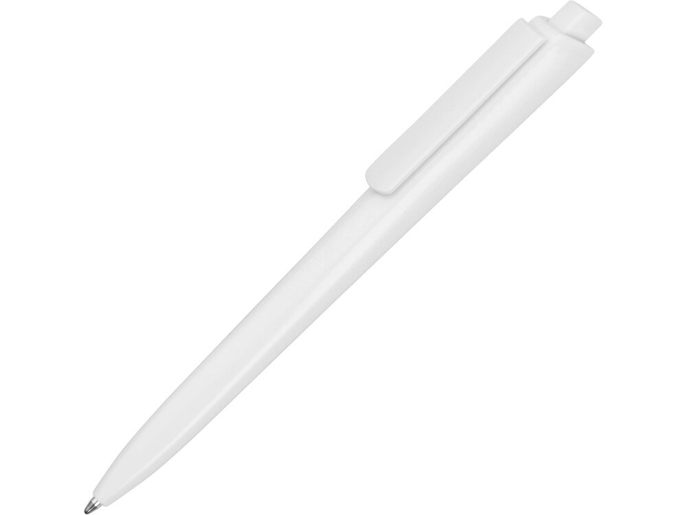 Ручка пластиковая трехгранная шариковая Lateen, белый от компании ТОО VEER Company Group / Одежда и сувениры с логотипом - фото 1