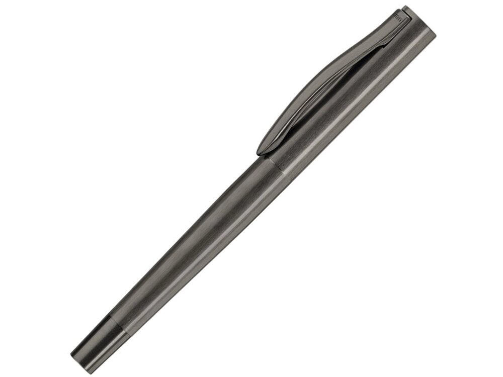 Ручка-роллер металлическая Titan MR, антрацит от компании ТОО VEER Company Group / Одежда и сувениры с логотипом - фото 1