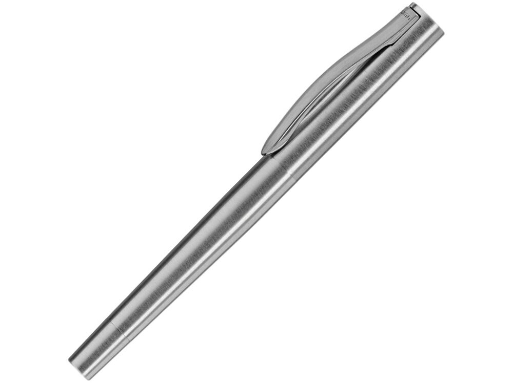 Ручка-роллер металлическая Titan MR, серебристый от компании ТОО VEER Company Group / Одежда и сувениры с логотипом - фото 1
