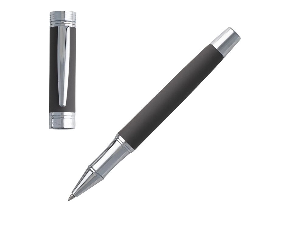 Ручка-роллер Zoom Soft Taupe от компании ТОО VEER Company Group / Одежда и сувениры с логотипом - фото 1