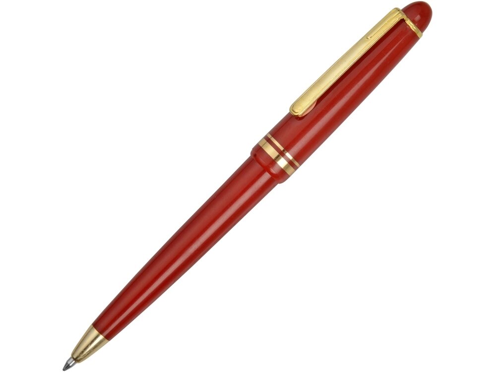 Ручка шариковая Анкона, красный от компании ТОО VEER Company Group / Одежда и сувениры с логотипом - фото 1