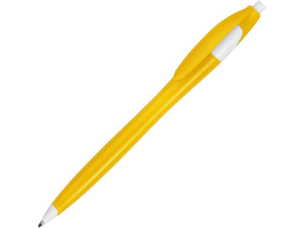 Ручка шариковая Астра, желтый от компании ТОО VEER Company Group / Одежда и сувениры с логотипом - фото 1
