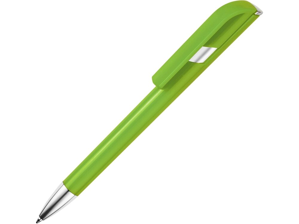 Ручка шариковая Атли, зеленое яблоко от компании ТОО VEER Company Group / Одежда и сувениры с логотипом - фото 1