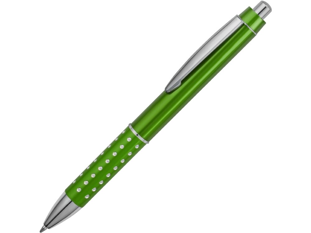Ручка шариковая Bling, зеленый, синие чернила от компании ТОО VEER Company Group / Одежда и сувениры с логотипом - фото 1