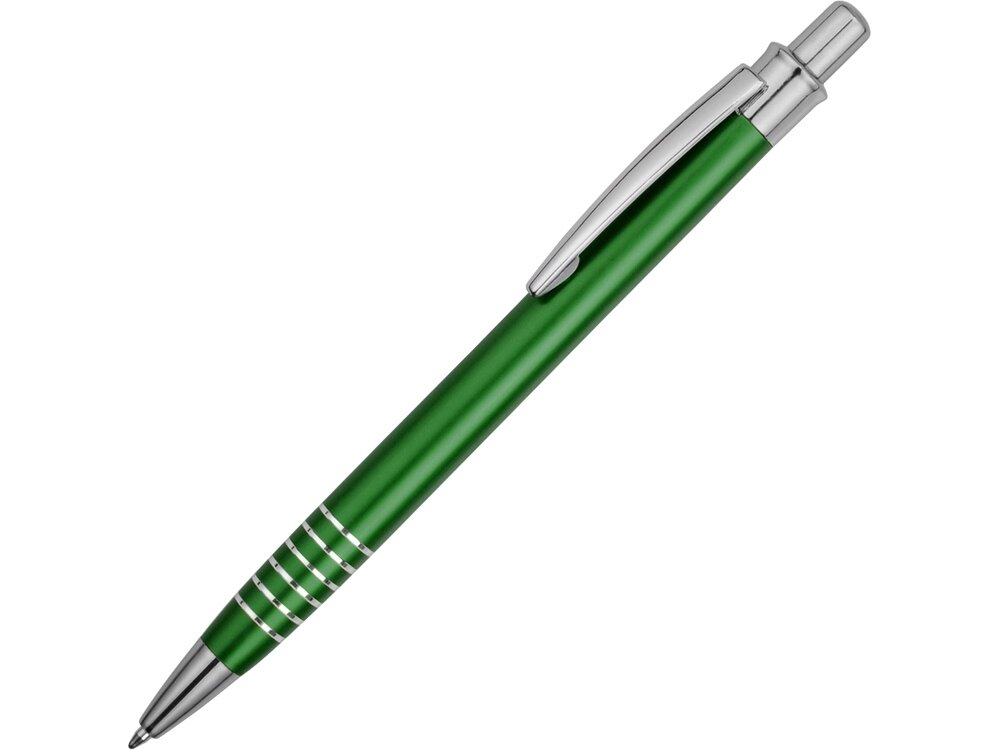 Ручка шариковая Бремен, зеленый от компании ТОО VEER Company Group / Одежда и сувениры с логотипом - фото 1