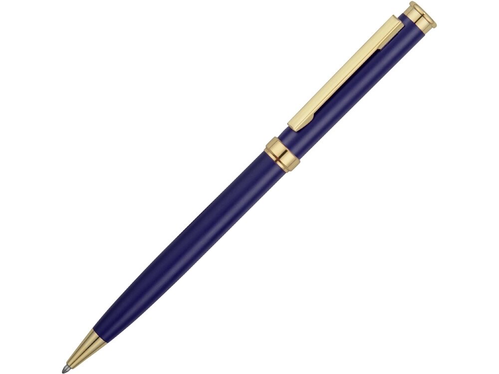 Ручка шариковая Голд Сойер, синий от компании ТОО VEER Company Group / Одежда и сувениры с логотипом - фото 1