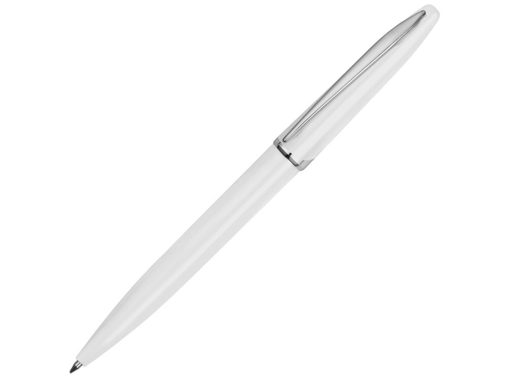 Ручка шариковая Империал, белый глянцевый от компании ТОО VEER Company Group / Одежда и сувениры с логотипом - фото 1