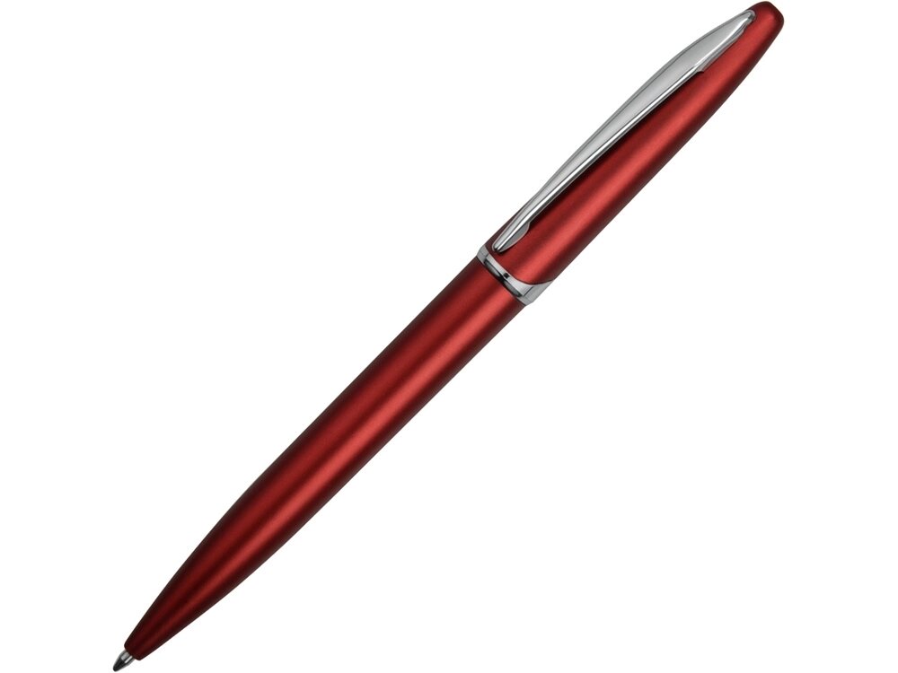 Ручка шариковая Империал, красный металлик от компании ТОО VEER Company Group / Одежда и сувениры с логотипом - фото 1