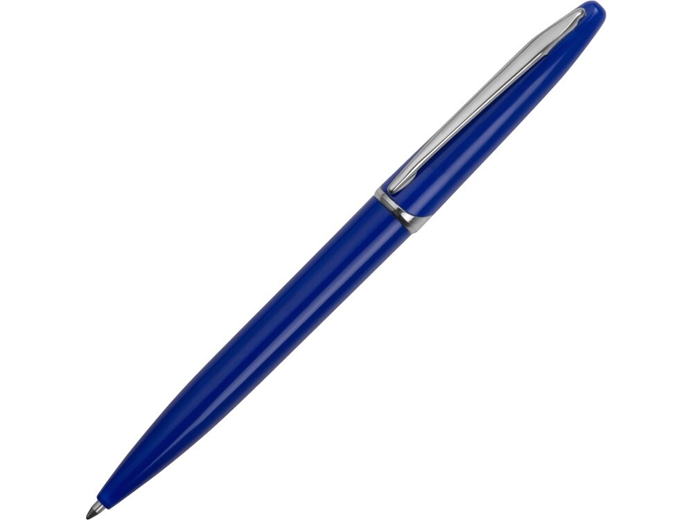 Ручка шариковая Империал, синий глянцевый от компании ТОО VEER Company Group / Одежда и сувениры с логотипом - фото 1