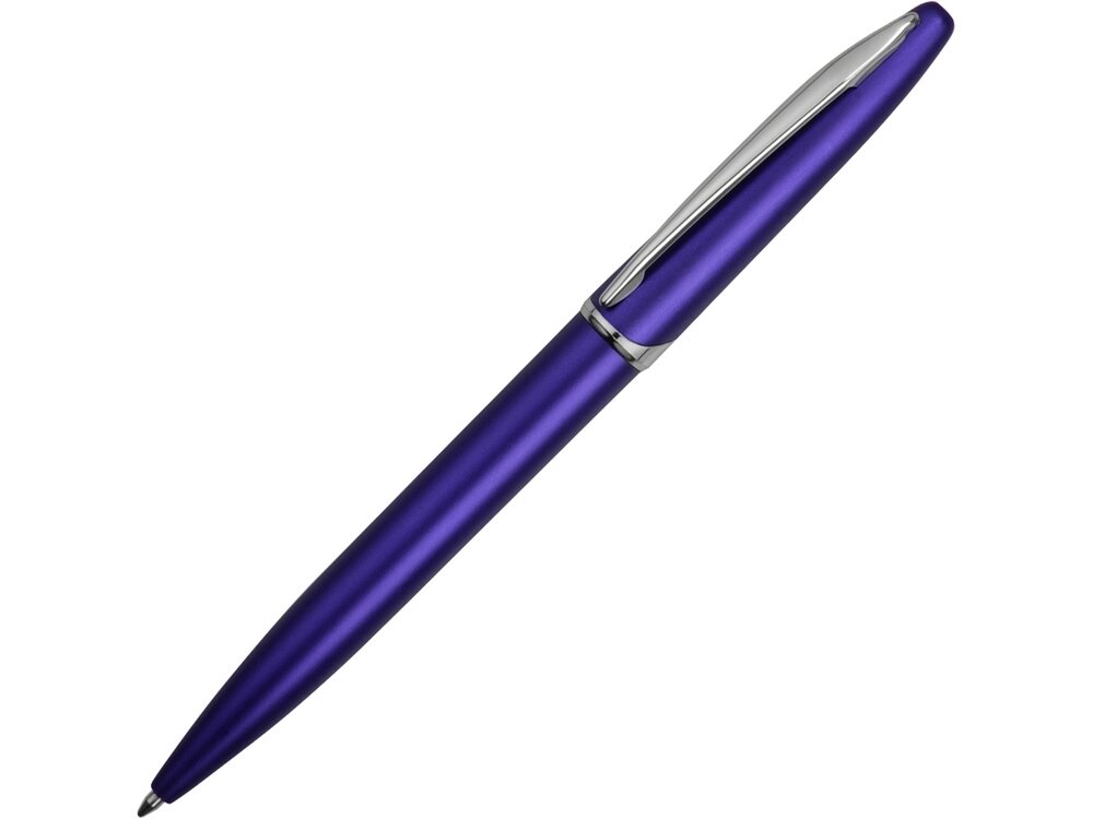 Ручка шариковая Империал, синий металлик от компании ТОО VEER Company Group / Одежда и сувениры с логотипом - фото 1
