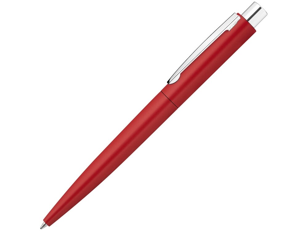 Ручка шариковая металлическая LUMOS, красный от компании ТОО VEER Company Group / Одежда и сувениры с логотипом - фото 1