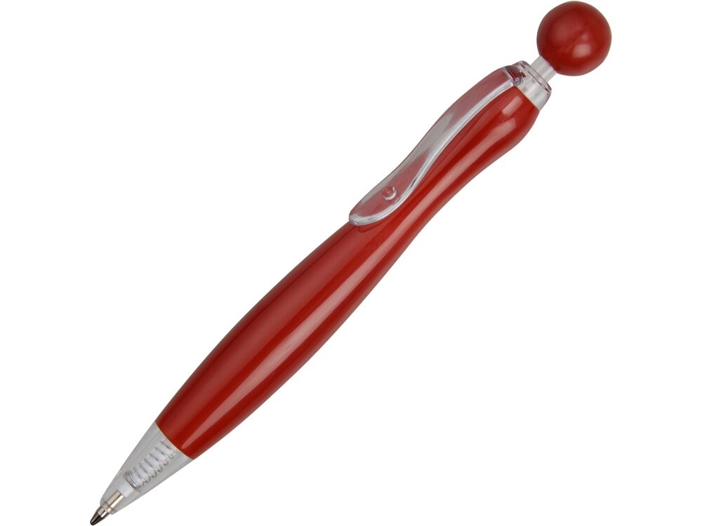 Ручка шариковая Naples, красный от компании ТОО VEER Company Group / Одежда и сувениры с логотипом - фото 1
