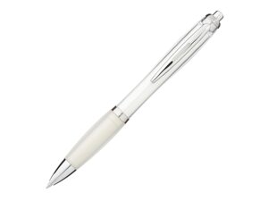 Ручка шариковая Nash, белый прозрачный, черные чернила
