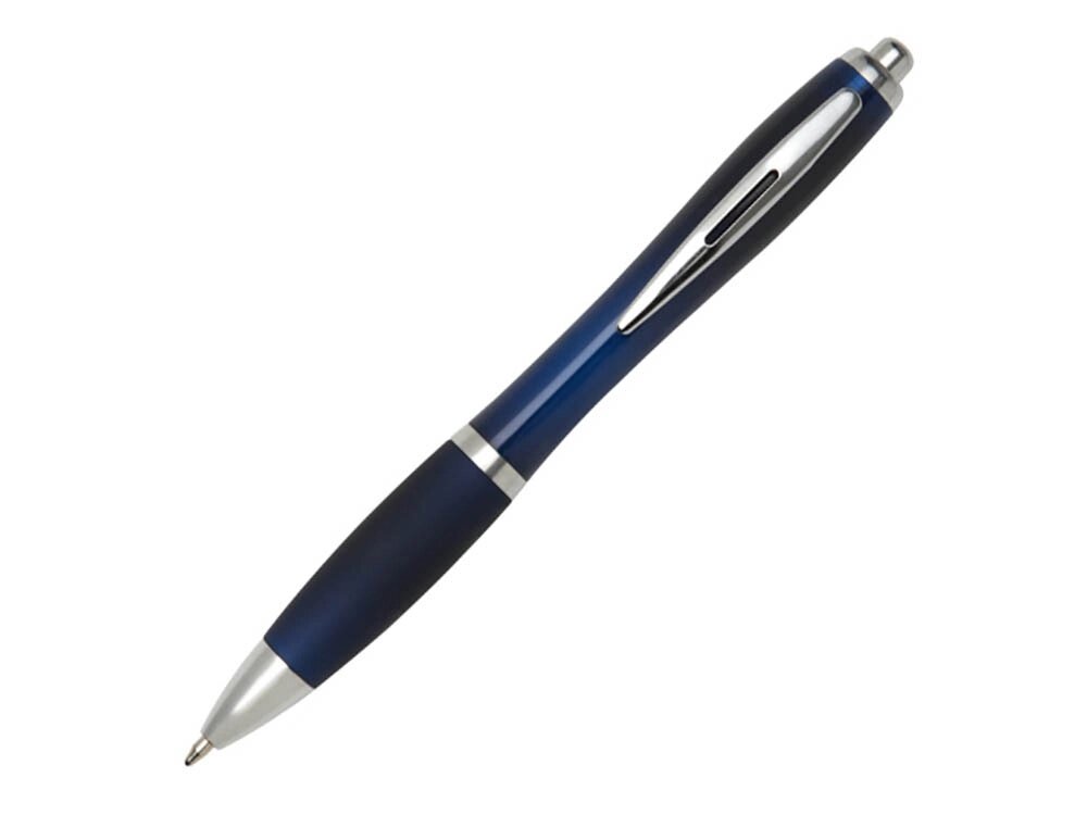 Ручка шариковая Nash, синий, черные чернила от компании ТОО VEER Company Group / Одежда и сувениры с логотипом - фото 1
