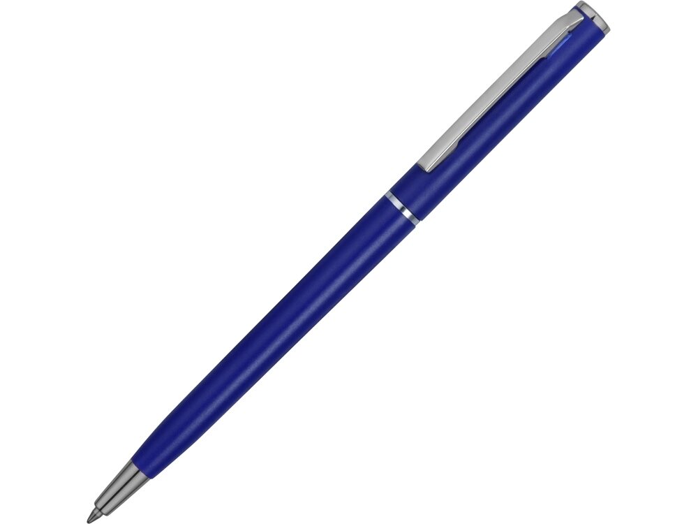 Ручка шариковая Наварра, синий от компании ТОО VEER Company Group / Одежда и сувениры с логотипом - фото 1