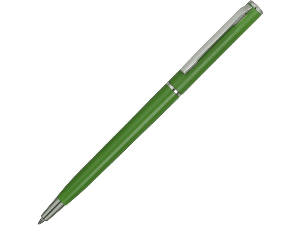 Ручка шариковая Наварра, зеленое яблоко от компании ТОО VEER Company Group / Одежда и сувениры с логотипом - фото 1