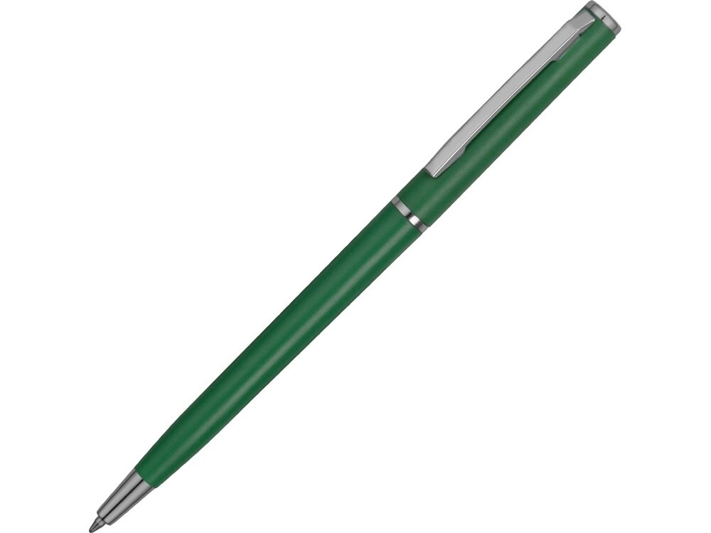 Ручка шариковая Наварра, зеленый от компании ТОО VEER Company Group / Одежда и сувениры с логотипом - фото 1