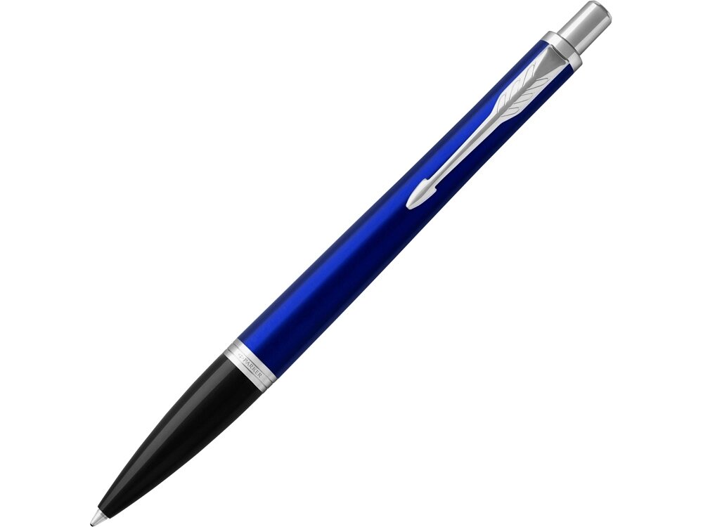 Ручка шариковая Parker Urban Core Nighsky Blue CT, синий/серебристый от компании ТОО VEER Company Group / Одежда и сувениры с логотипом - фото 1