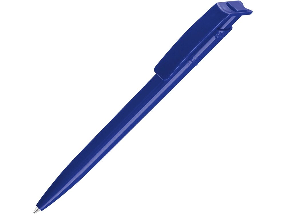 Ручка шариковая пластиковая RECYCLED PET PEN, синий, 1 мм, синий от компании ТОО VEER Company Group / Одежда и сувениры с логотипом - фото 1