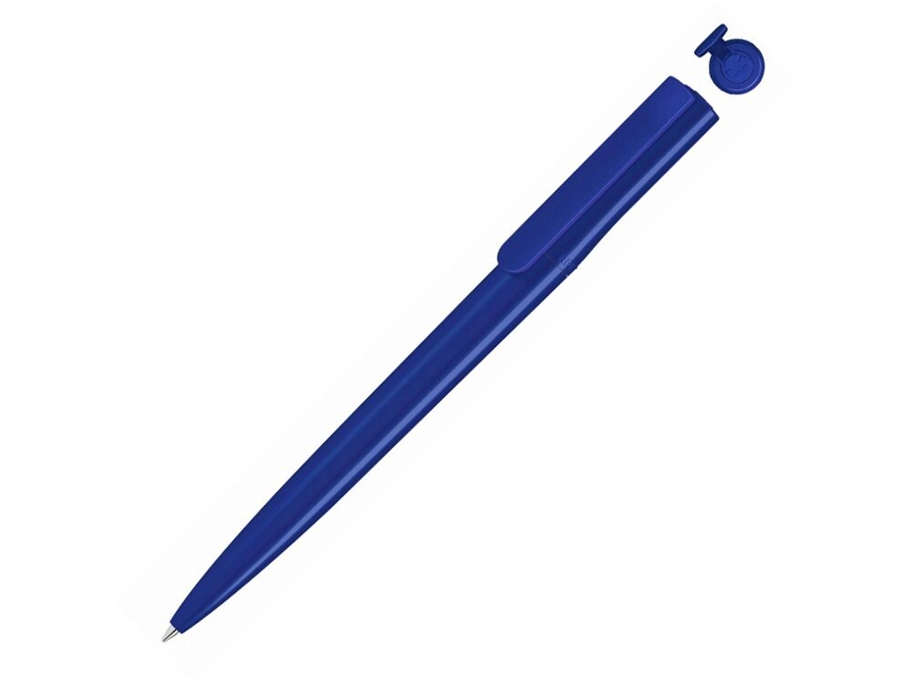 Ручка шариковая пластиковая RECYCLED PET PEN switch, синий, 1 мм, синий от компании ТОО VEER Company Group / Одежда и сувениры с логотипом - фото 1